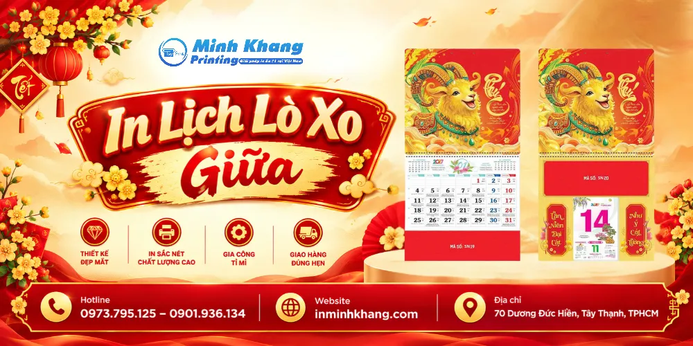 in lịch lò xo giữa số lượng ít minh khang