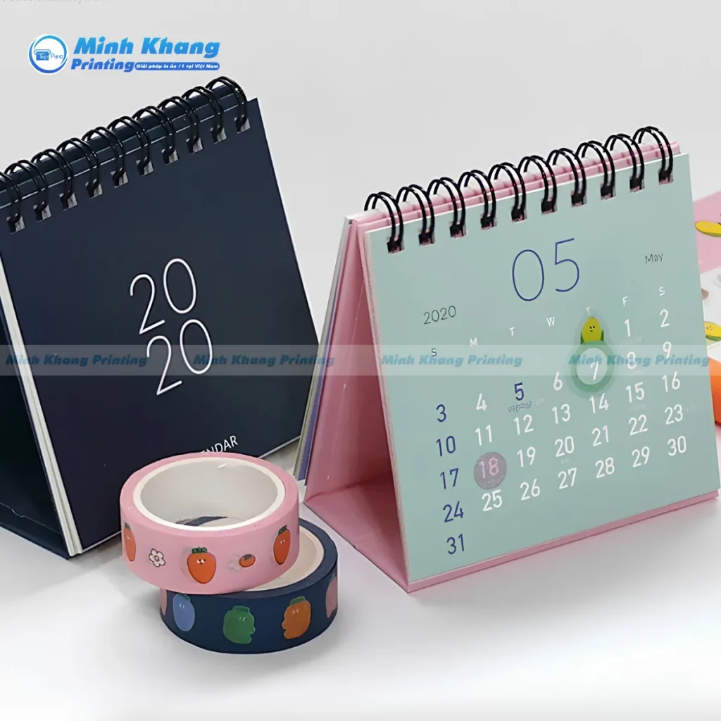 Mẫu lịch mini đẹp để bàn dễ thương