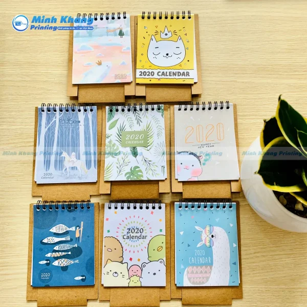 Mẫu lịch gỗ mini để bàn cao cấp rất thích hợp làm quà tặng đối tác
