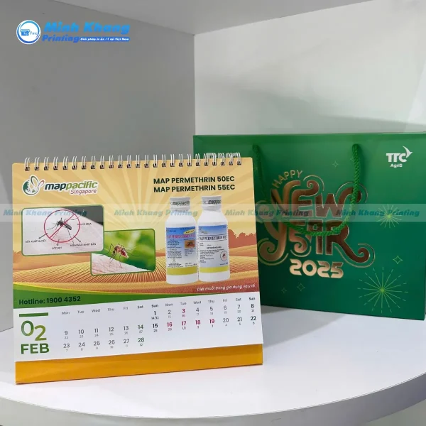 Mẫu in lịch quảng cáo doanh nghiệp chuẩn quy cách Tết 2027