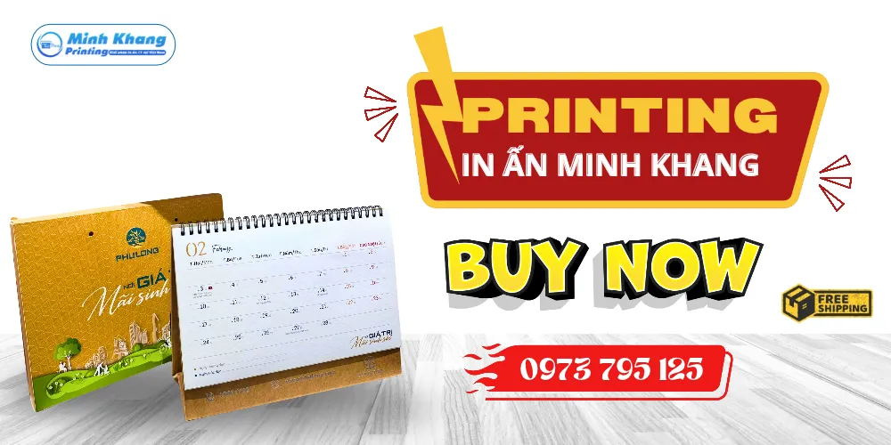 In Lịch Quảng Cáo Số Lượng Ít Cho Doanh Nghiệp Tại HCM