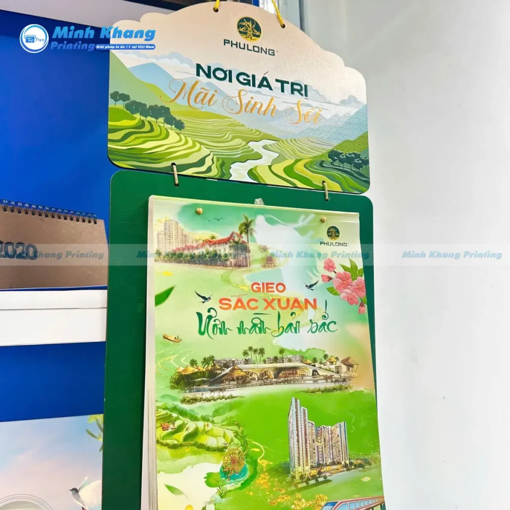 Quy trình sản xuất lịch quảng cáo cho doanh nghiệp tại Công Ty In Minh Khang
